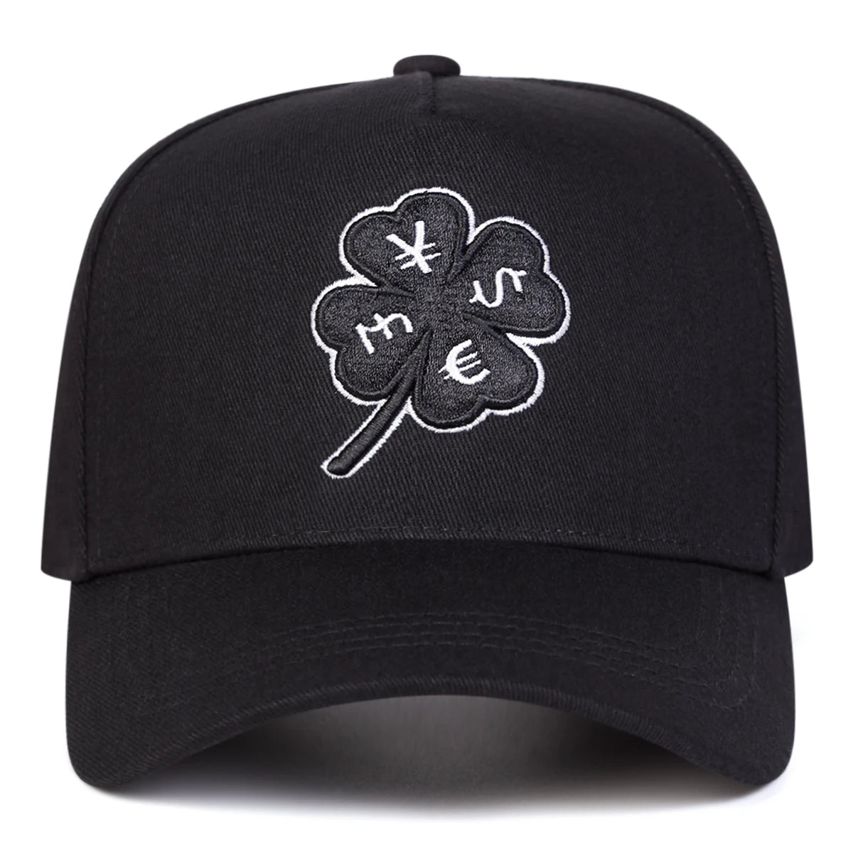 Four Leaf Clover Embroidery Baseball Cap