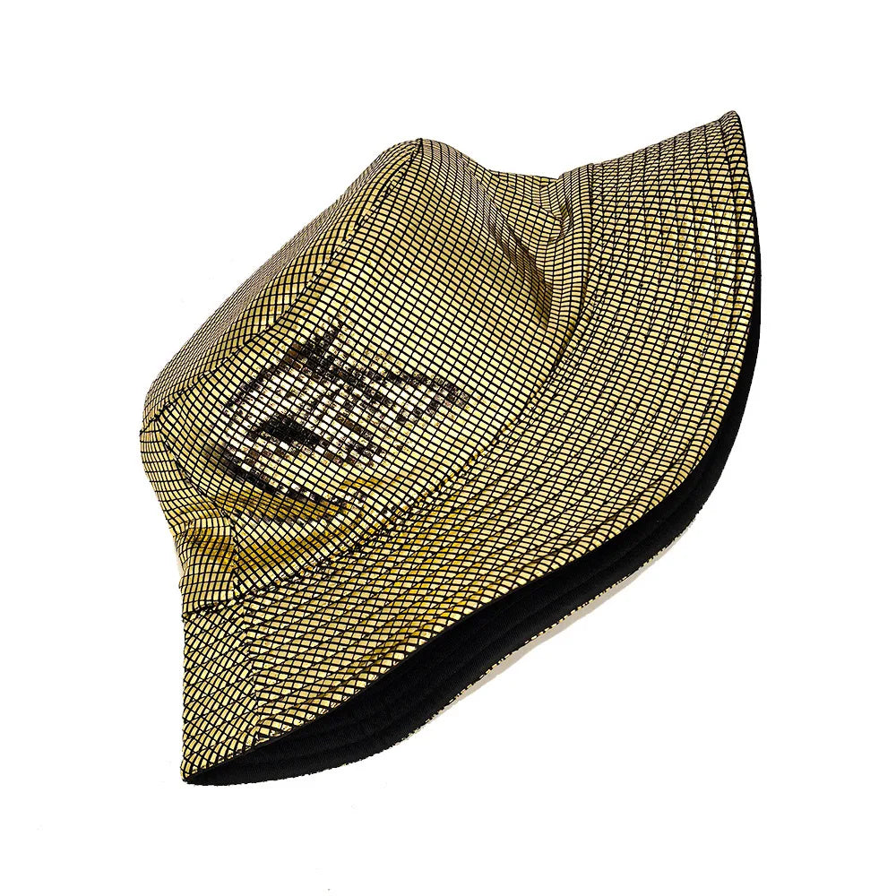 Fashion Bling Panama Women Men Decorate Bucket Hat
