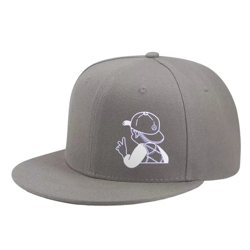 Cartoon Boy Peace Snapback Cap