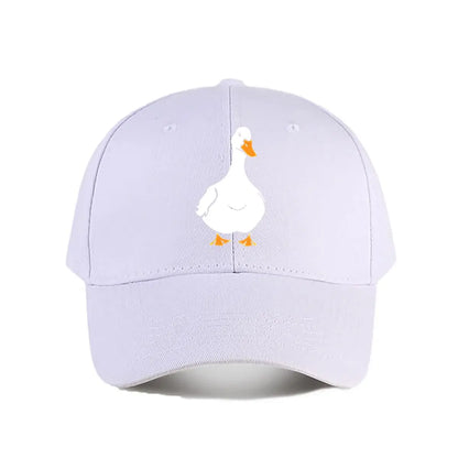 Cute Cartoon Duck Vinyl Sticker Baseball Cap
