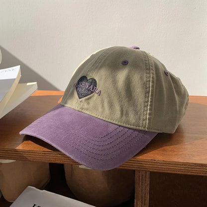Sweet Heart Patchwork Baseball Cap