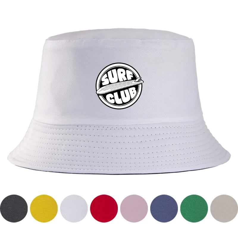 Surf Club Bucket Hat Men Women Summer Beach