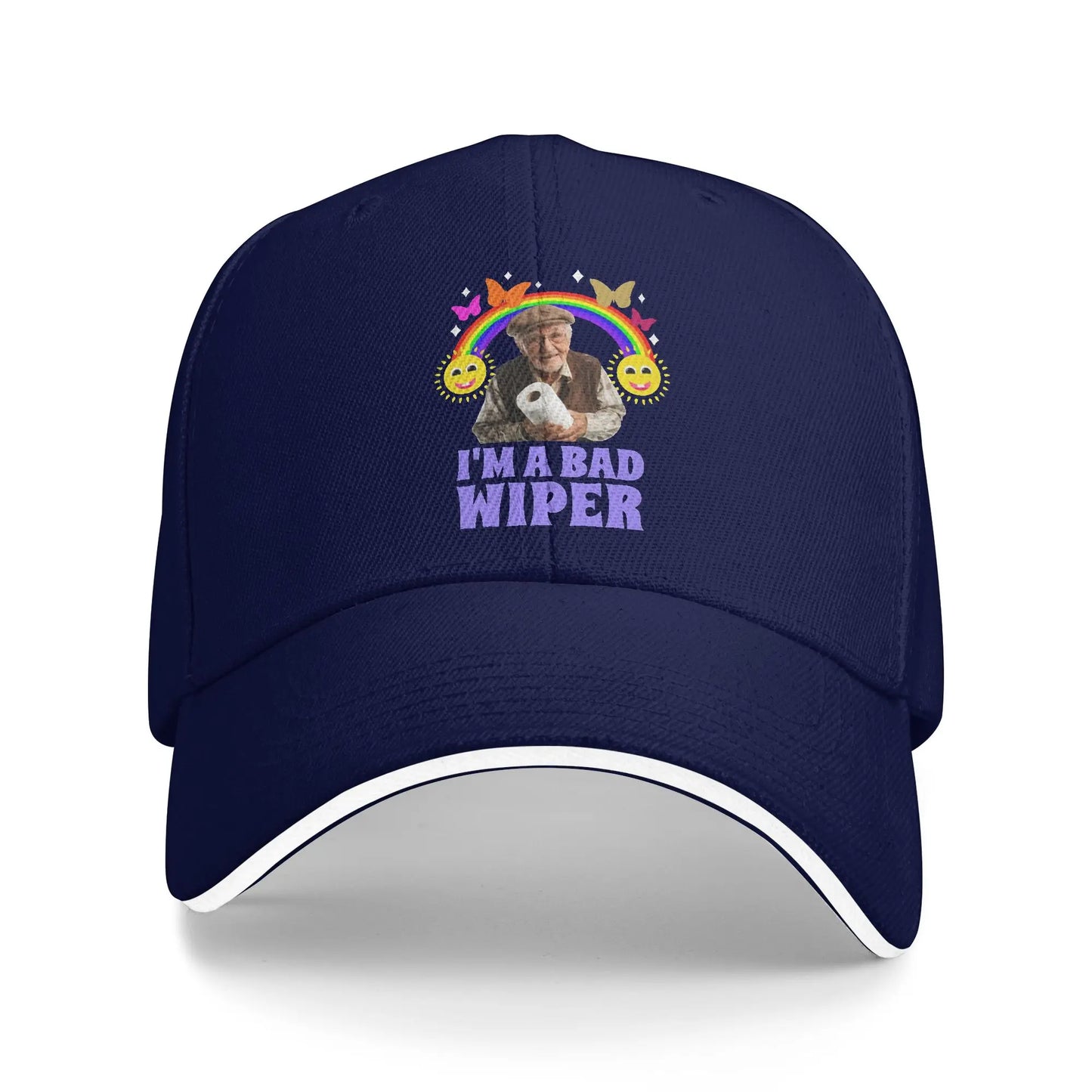 I Am A Bad Wiper Humor Baseball Cap