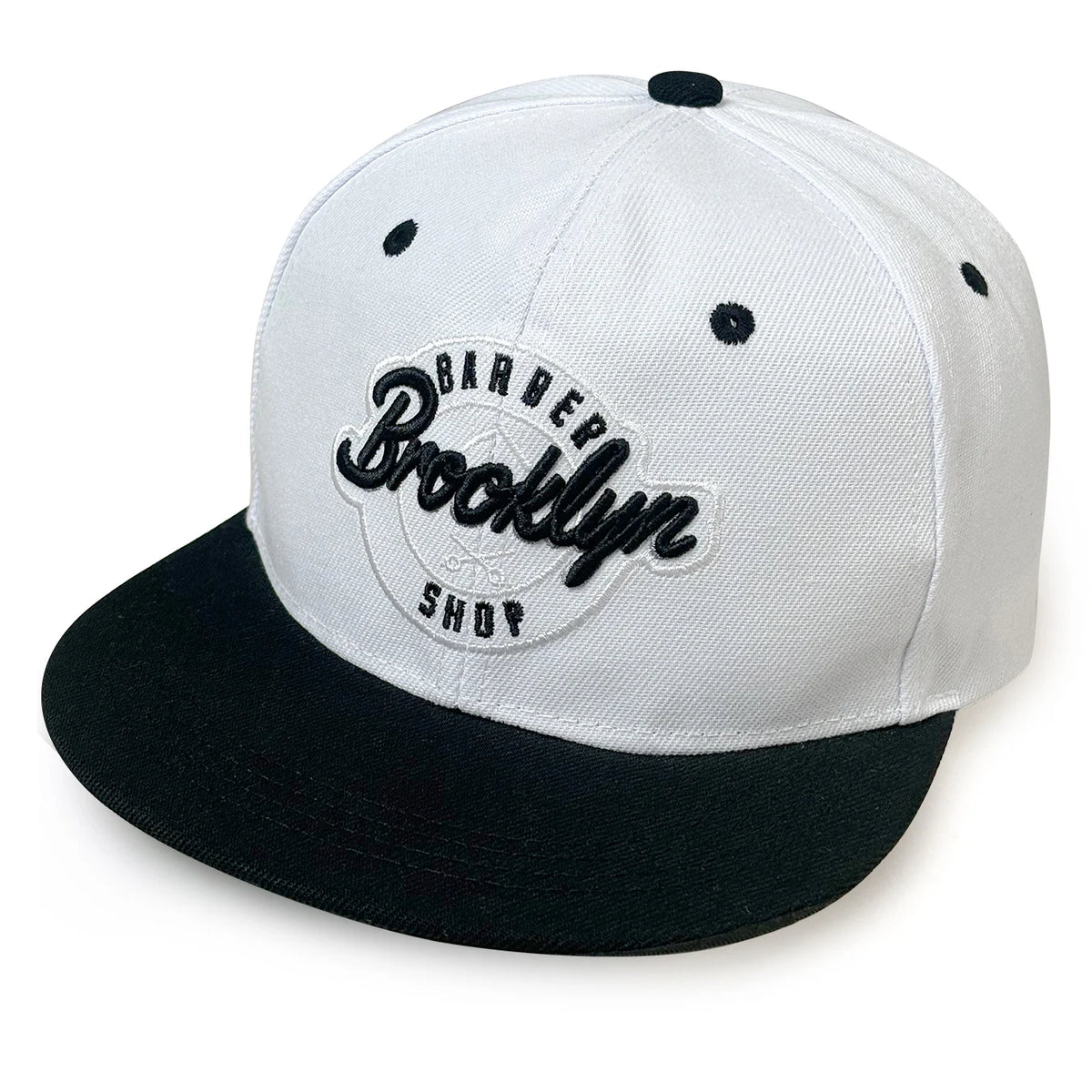 Letter Embroidered Adjustable Flat Brim Snapback Cap