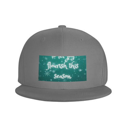 Happiness Blooms When Stress Fades Snapback Cap