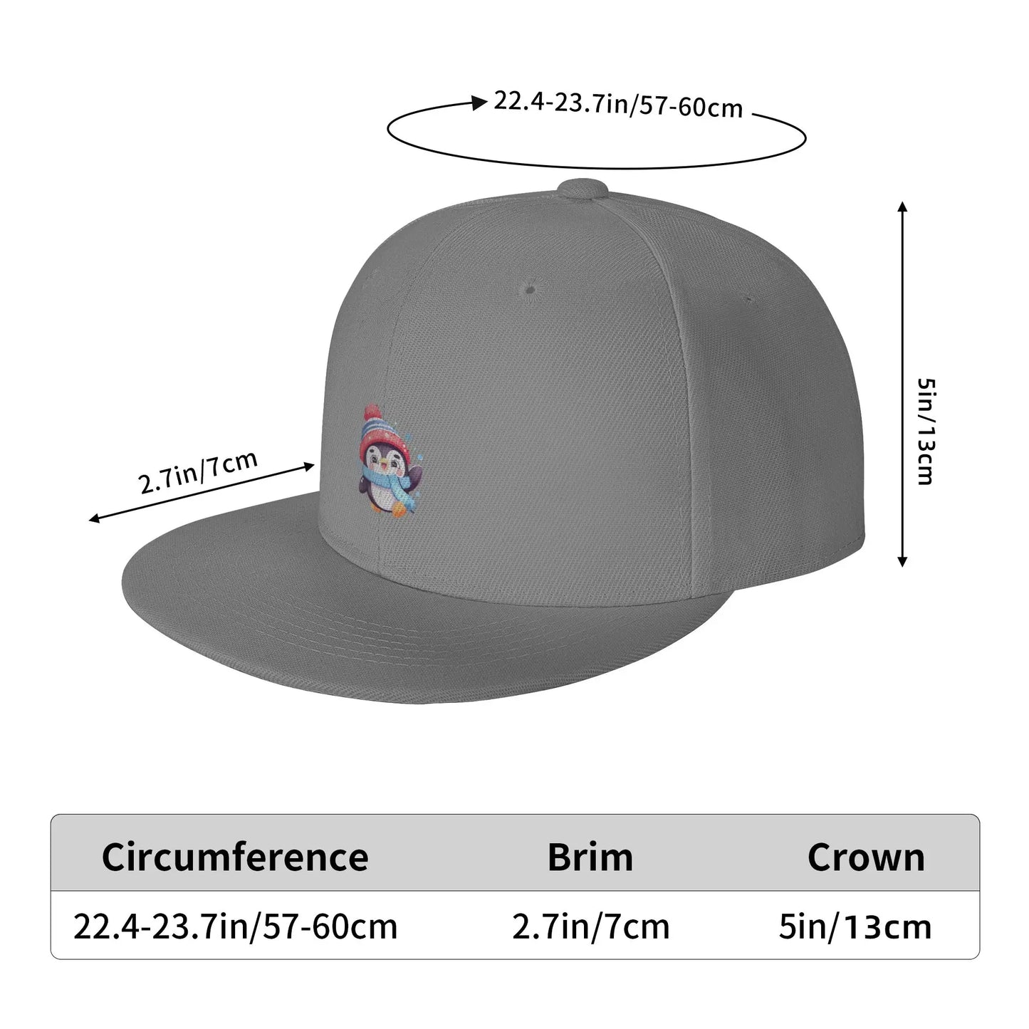Waddle Into Winter Snapback Cap
