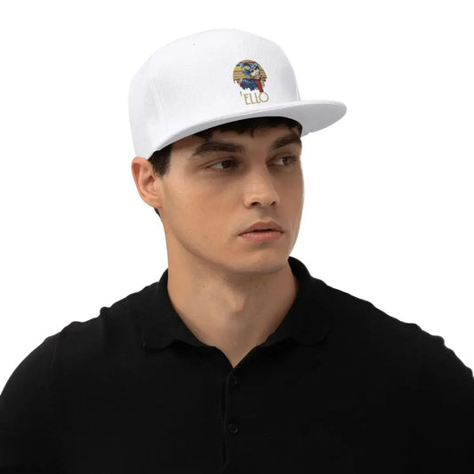 Labyrinth Worm Retro Snapback Cap Hat