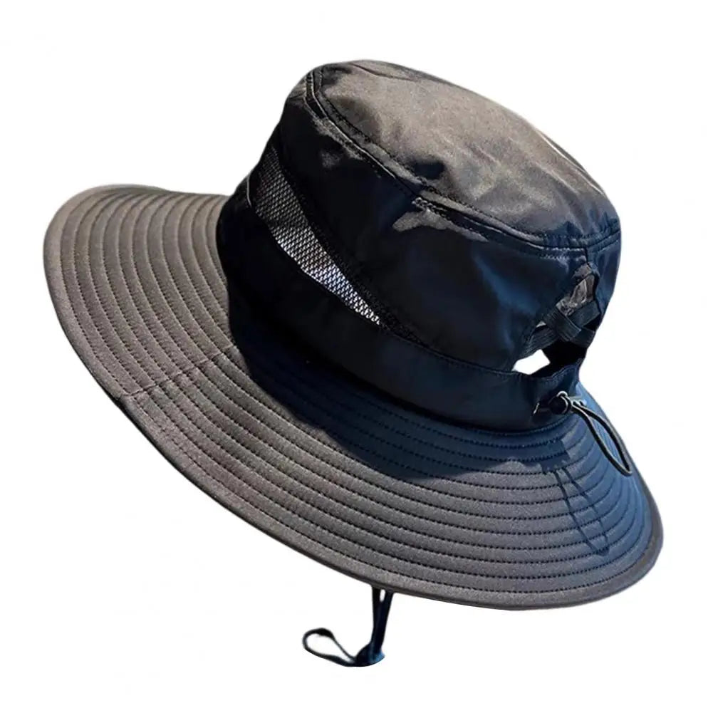 Quick-Dry UV Protection Wide Brim Bucket Hat