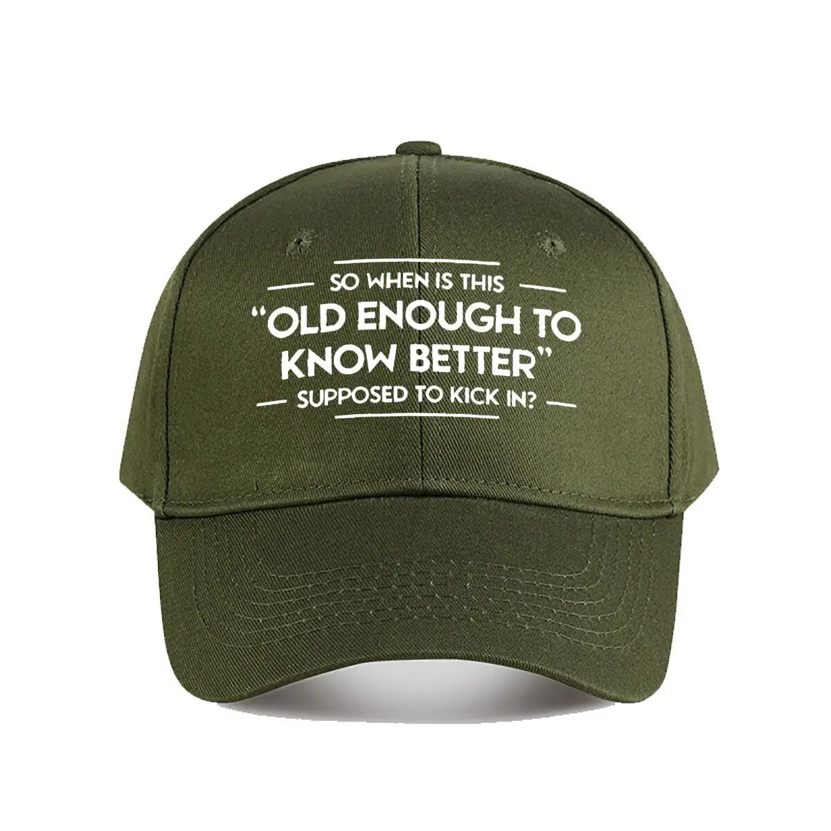 Funny Quote Snapback Baseball Cap