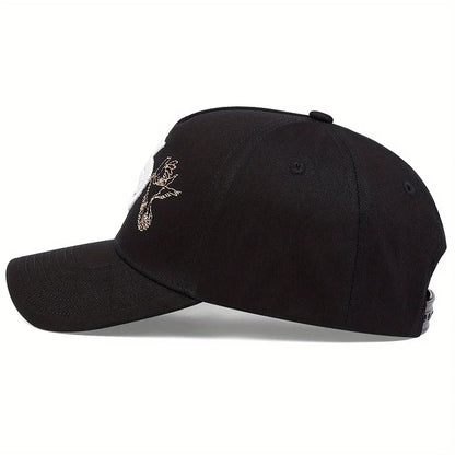Fashion S Letter Embroidered Cotton Snapback Baseball Cap