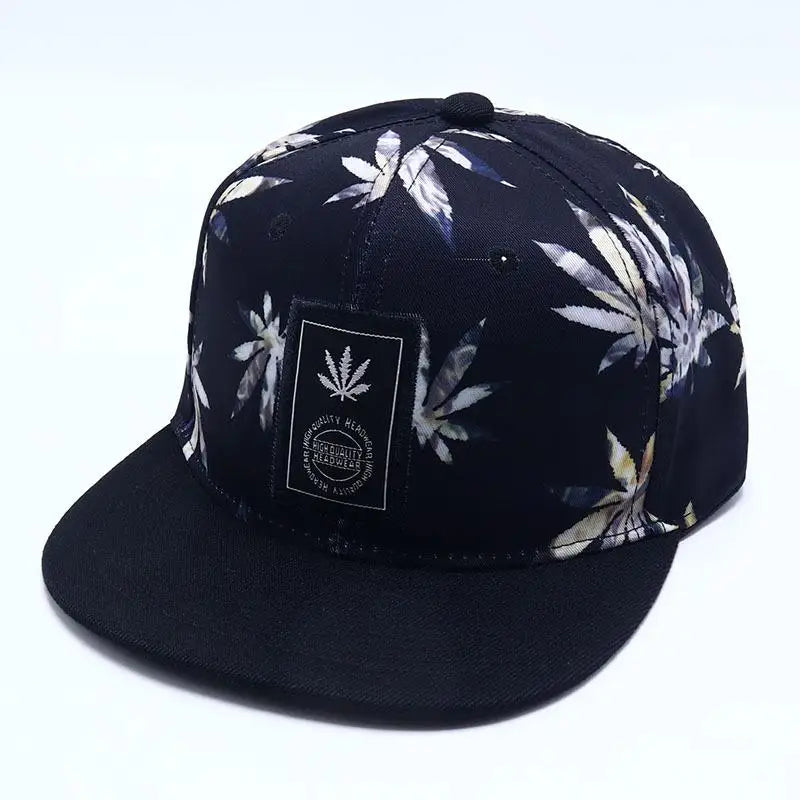 Adjustable Letter Embroidered Unisex Hip-Hop Snapback Cap