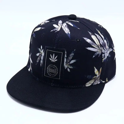 Adjustable Letter Embroidered Unisex Hip-Hop Snapback Cap