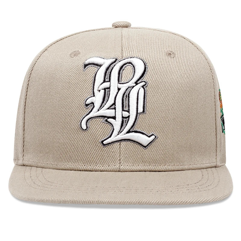 Fashion Letter Embroidered Snapback Cap