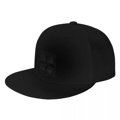 2026 Rosy Cross Black Sports Snapback Cap