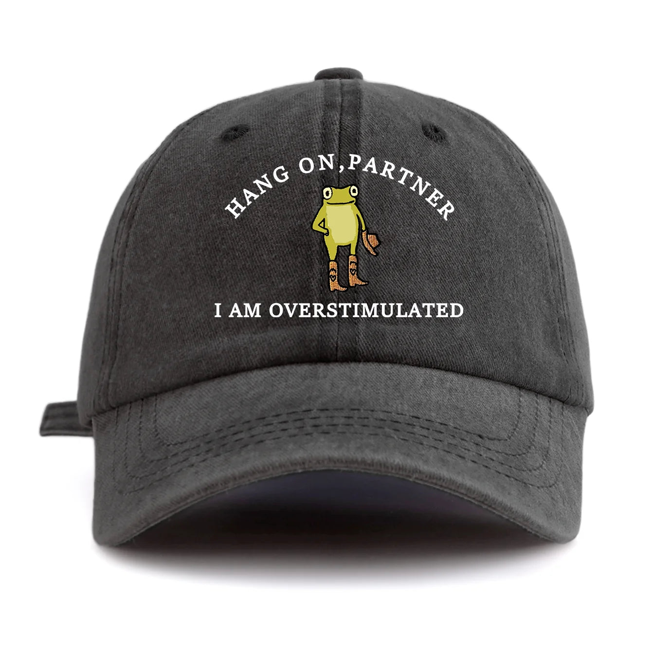 Cowboy Frog Meme Baseball Cap