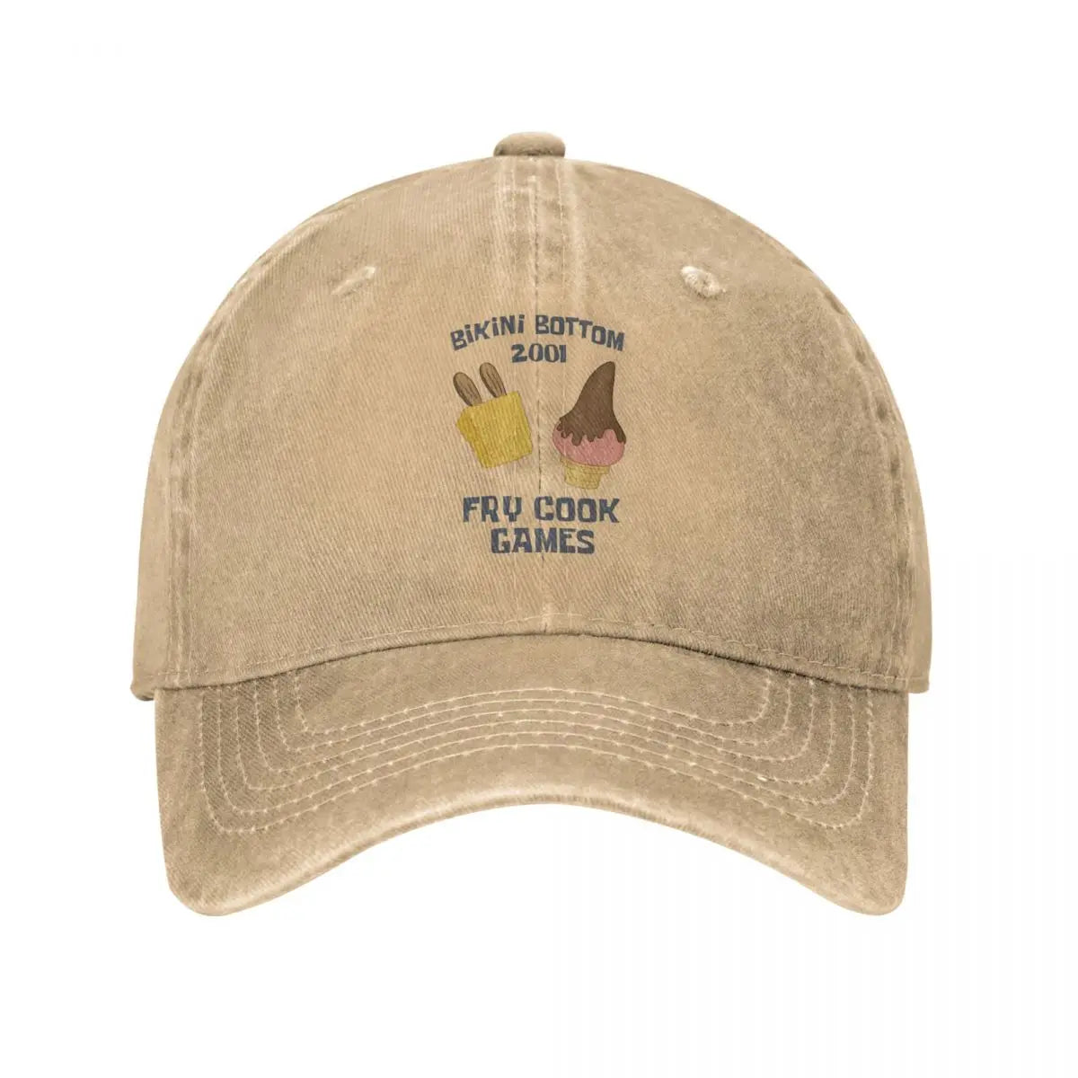 SpongeBob Fry Cook Distressed Baseball Cap