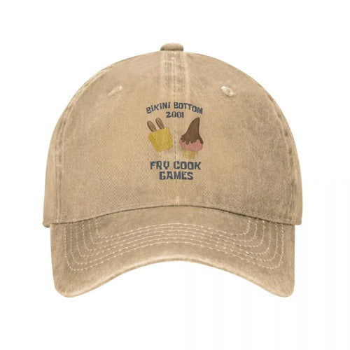 SpongeBob Fry Cook Distressed Baseball Cap