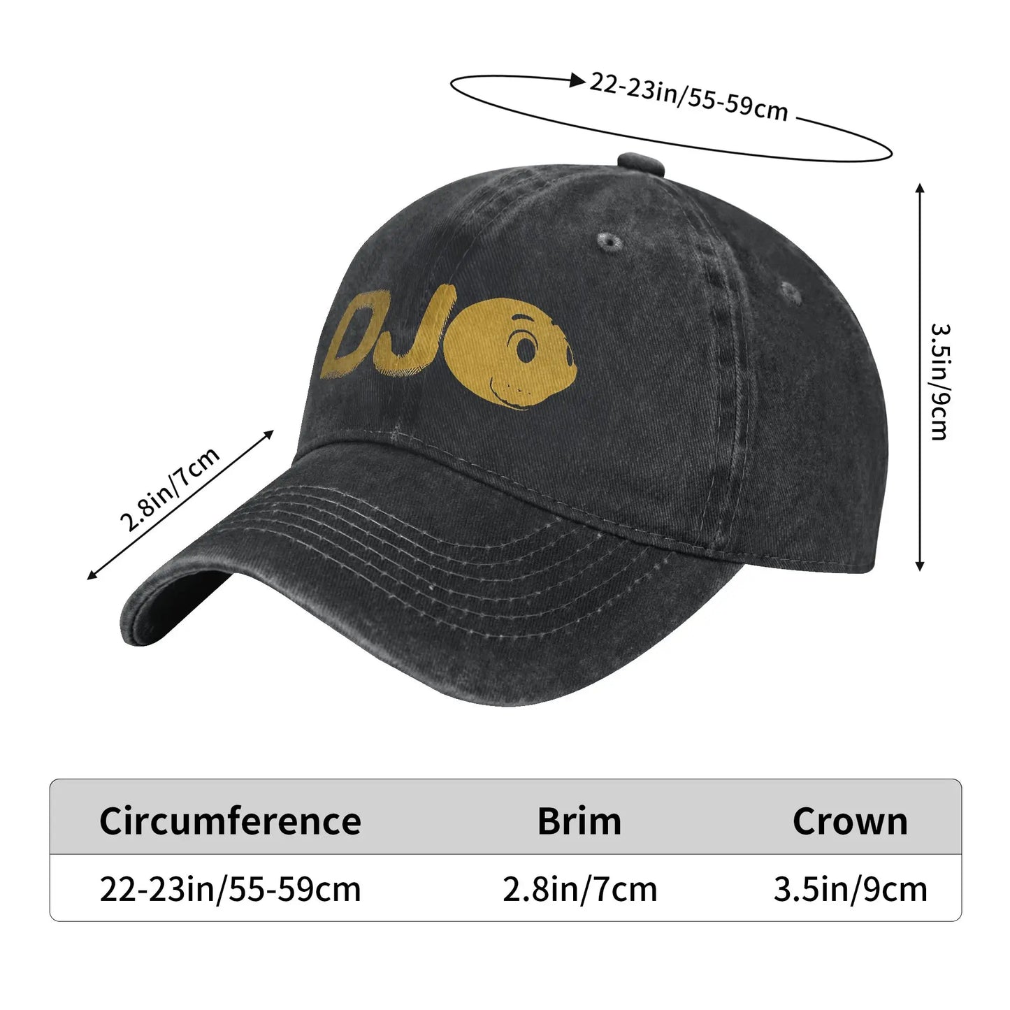 Djo Music Summer Breathable Sport Baseball Cap