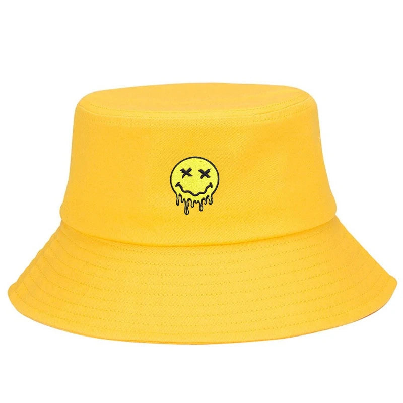 Graffiti Smiley Fashion Bucket Hat