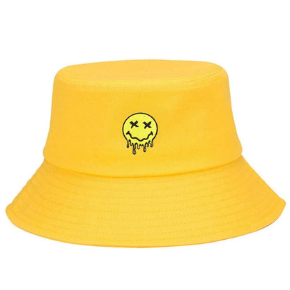 Graffiti Smiley Fashion Bucket Hat