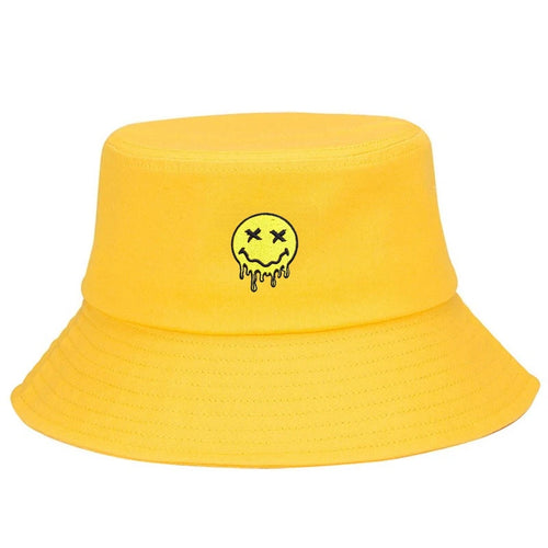 Graffiti Smiley Fashion Bucket Hat