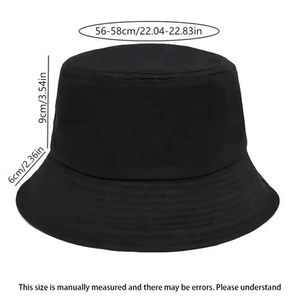 Retro Soccer Embroidered Denim Bucket Hat