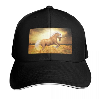 Palomino Horse Sundance Western Baseball Cap