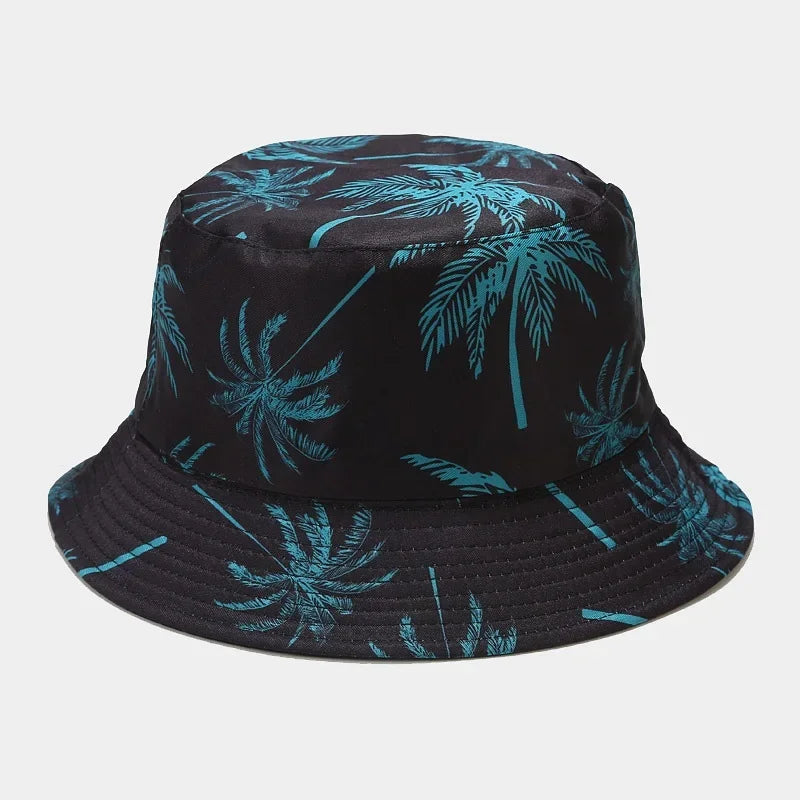 Spring And Summer Sun- Protect Hat Bob Women Fashion Print Bucket Hat