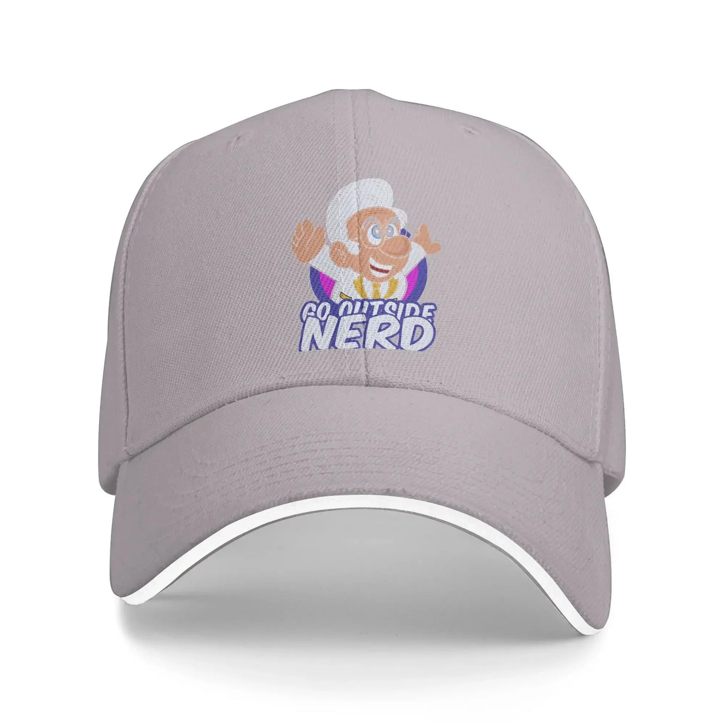 Go Outside Nerd Baseball Cap