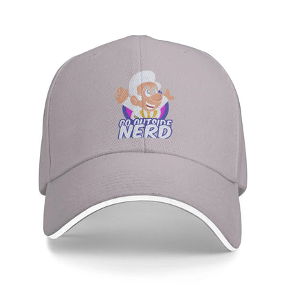 Go Outside Nerd Baseball Cap
