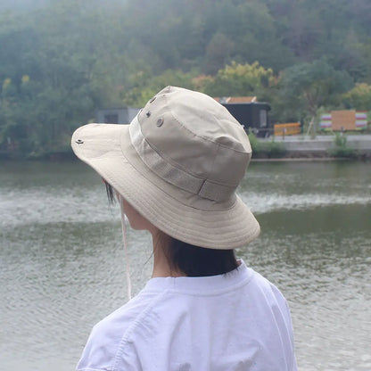 Lightweight Flat Top Summer Sun Protection Bucket Hat