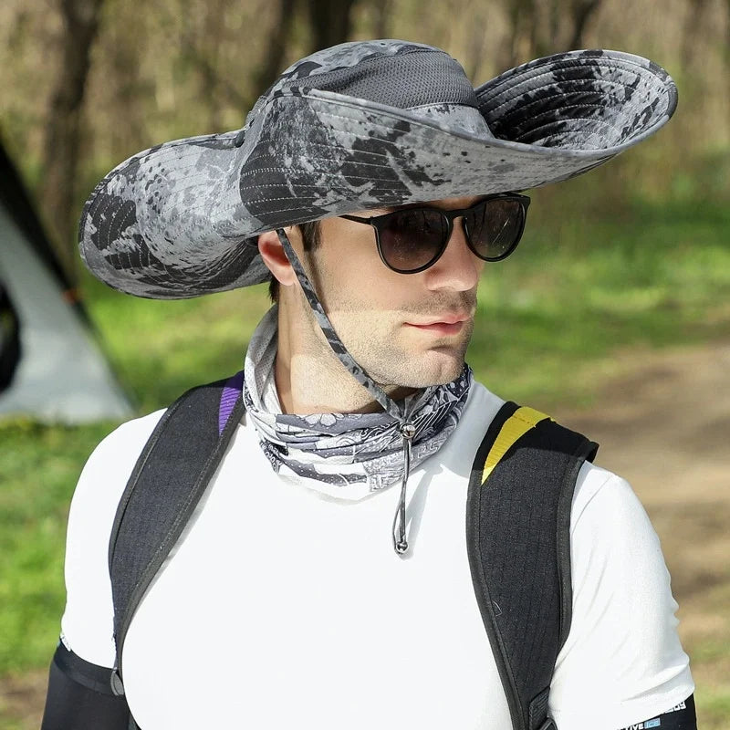 Lightweight Quick-Dry Wide Brim Hiking Bucket Hat