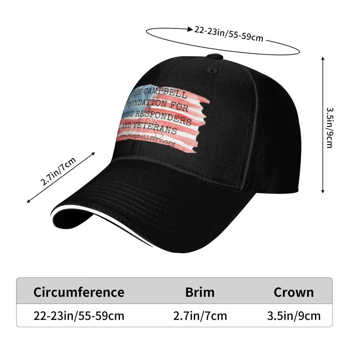 CFFRV Vintage Retro Embroidered Packable CFFRV Vintage Retro Embroidered Packable Baseball Cap