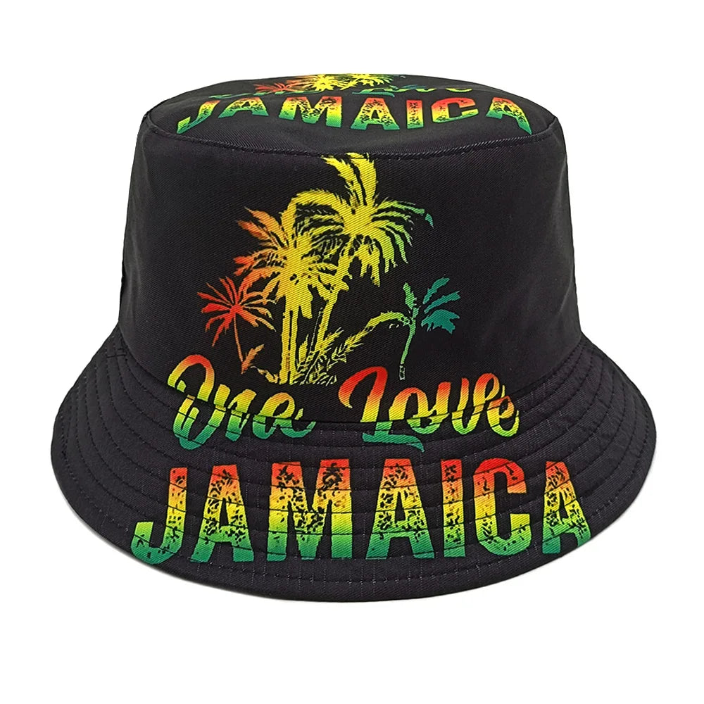 JANAICA One Love Print Bucket Hat Unisex