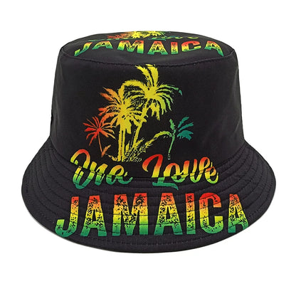 JANAICA One Love Print Bucket Hat Unisex