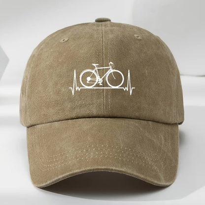 Bicycle Print Outdoor Sports Baseball Cap