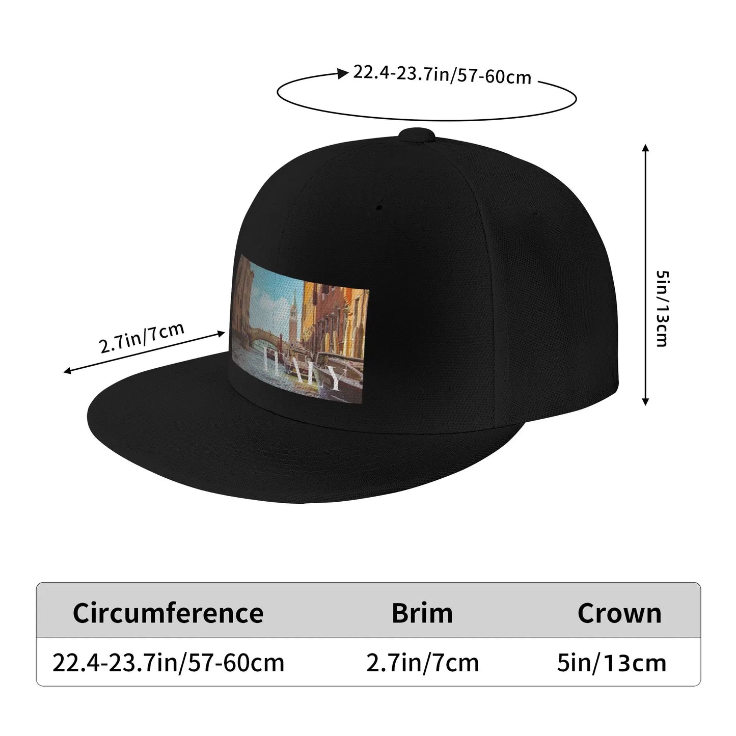 Venice Bridge Snapback Cap