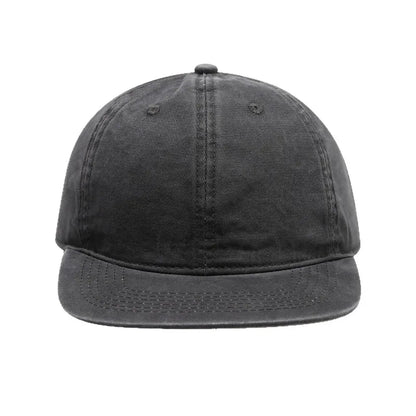 Custom Logo Washed Solid Color Hip-Hop Snapback Cap