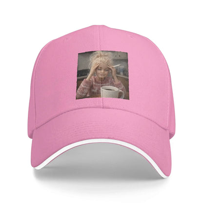 Distressed Doll Sarcasm Meme Retro Baseball Cap