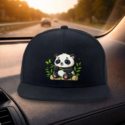 Classic Panda Graphic Snapback Cap
