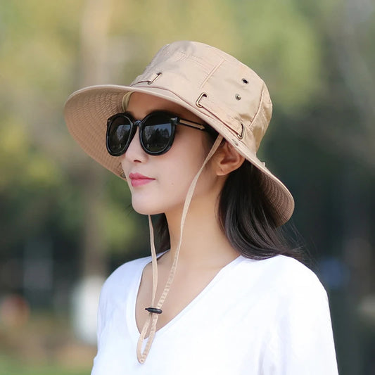 RICYGVM Wide Brim UV Protection Bucket Hat
