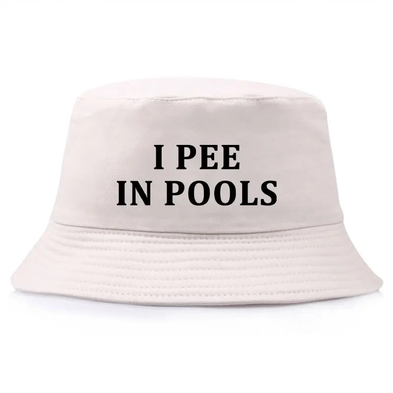 Funny Pool Party Cotton Bucket Hat