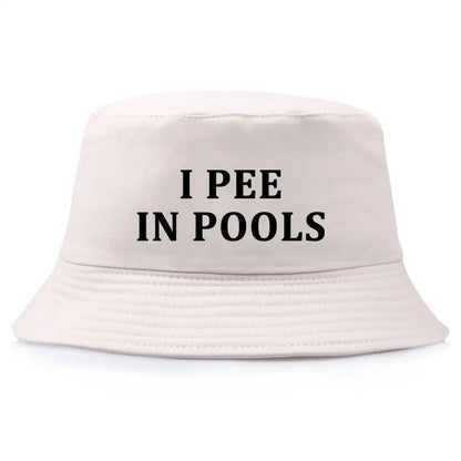 Funny Pool Party Cotton Bucket Hat