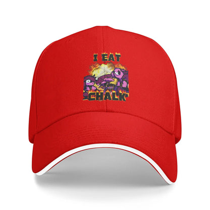 Deltarune I Eat Chalk Casual Snapback Baseball Cap