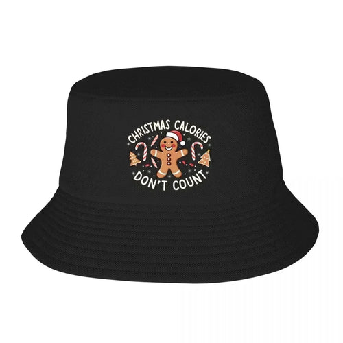 Fashion Christmas Calories Don't Count Bucket Hat