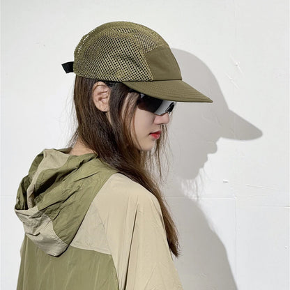 Korean Quick Drying Solid Baseball Hats Casual