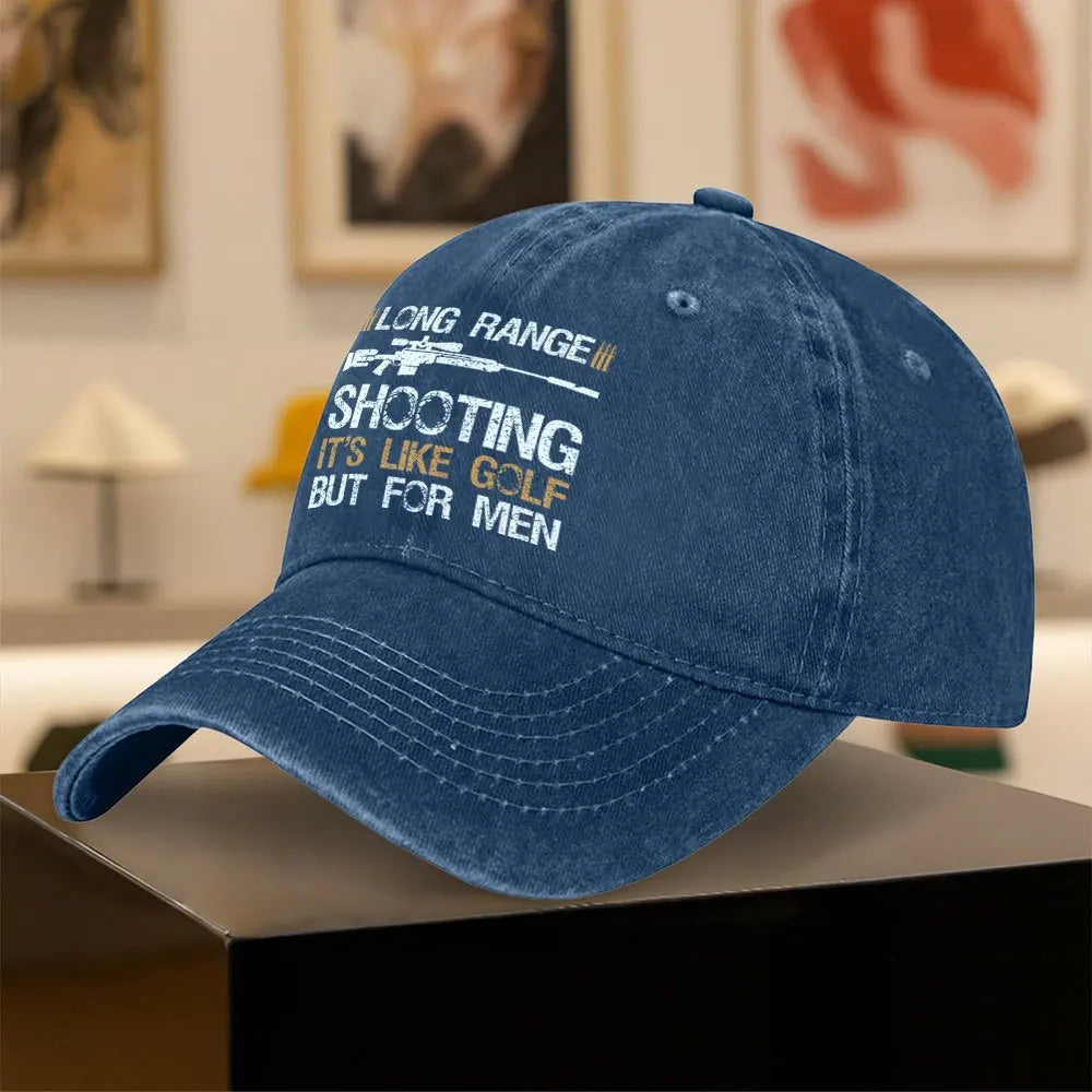 Sniper Shooting Golf Baseball Cap
