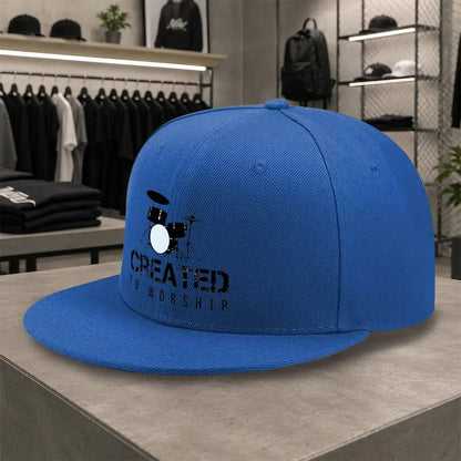 New Jazz Drum Worship Theme Unisex Cap