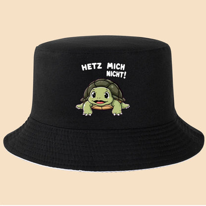 Retro Turtle Print Bucket Hat