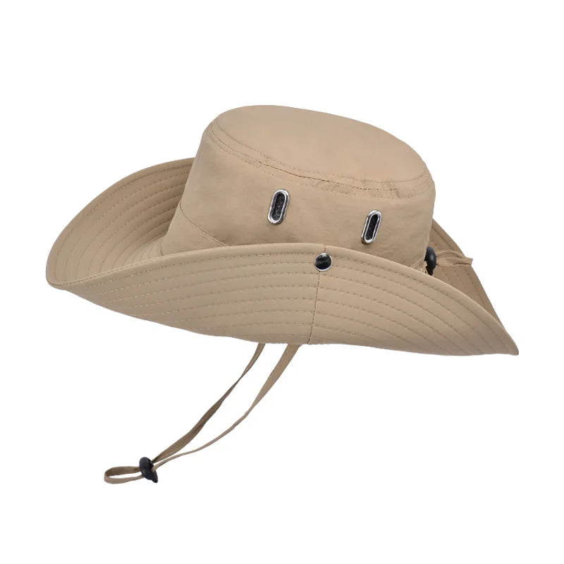 Breathable Wide Brim UV Protection Fishing Bucket Hat